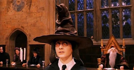 harry potter hogwarts sorting hat