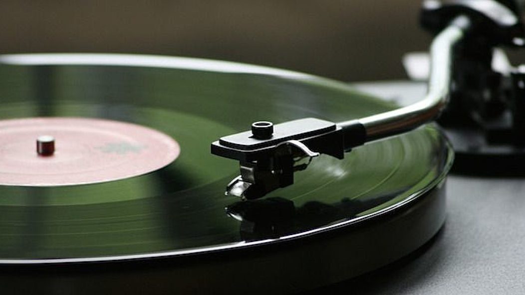 A vinyl record