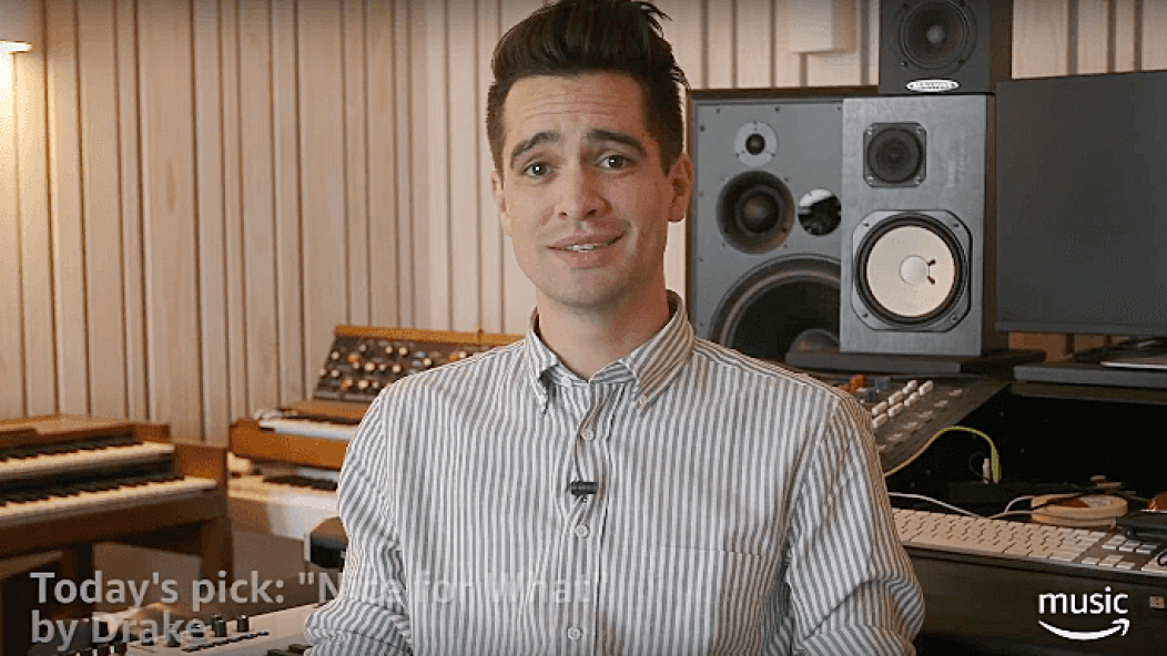 Brendon Urie calls Drake an “android from the future” during his Amazon Music takeover
