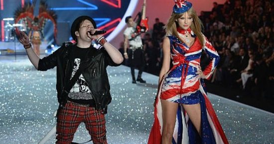 Taylor-Swift-and-Patrick-Stump-at-the-2013-Victorias-Secret-Fashion-Show