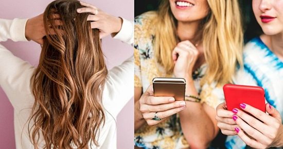 Millennials hair & phones