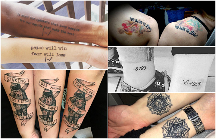 15 band tattoos to get with your BFF