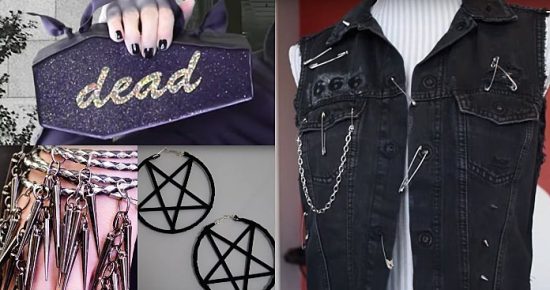 Check out these 20 DIY goth accessories that will make your friends jealous.