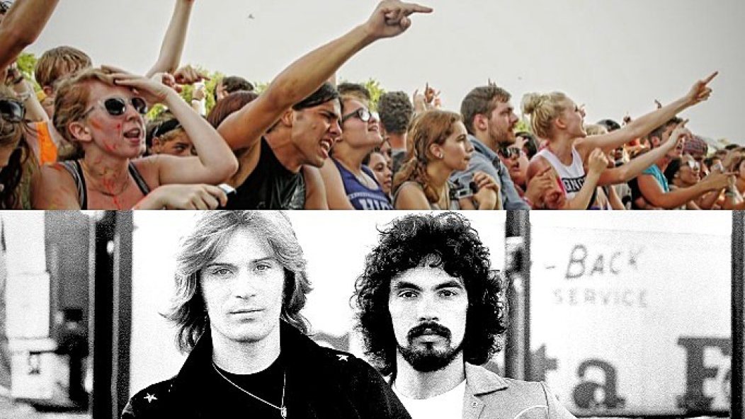 This video of Warped Tour attendees jamming out to Hall & Oates is a must-see.