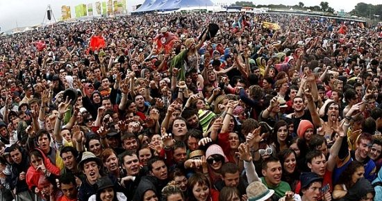The Crowd at the Main Stage at OXEGEN 10 in Punchestown …KOBPIX..NO FEE