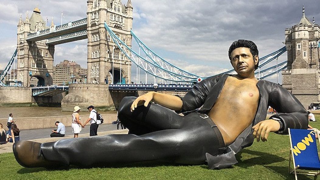 Jeff Goldblum Statue