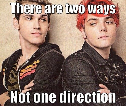 gerard mikey way one direction
