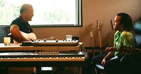 Fall Out Boy's Pete Wentz with producer John Feldmann