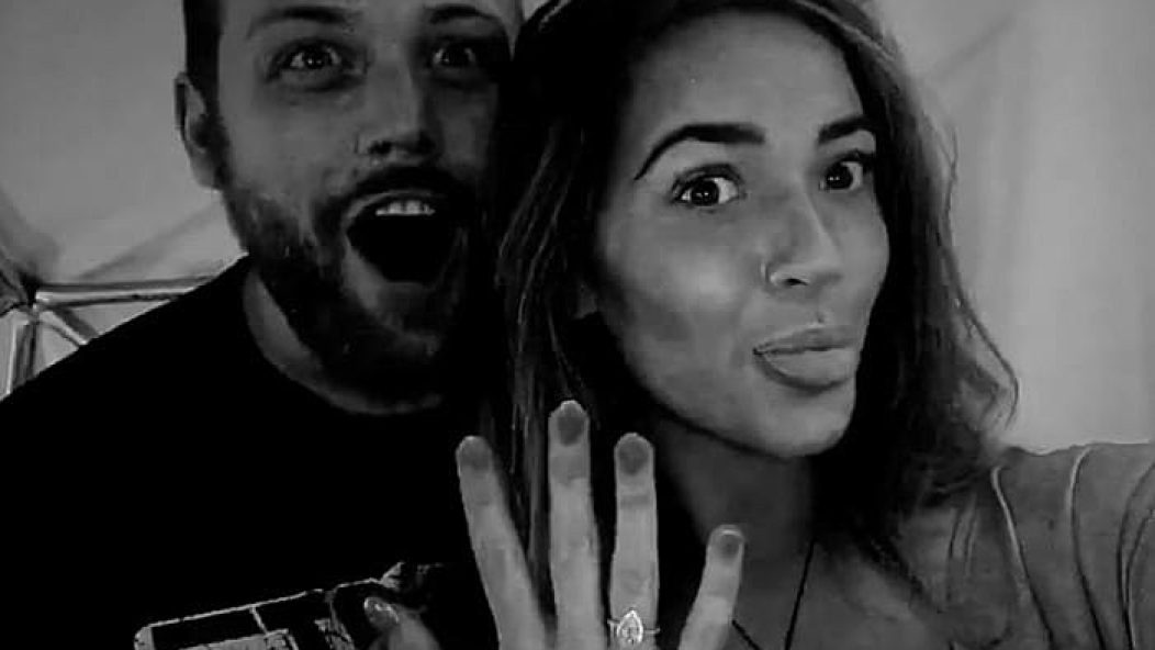 Danny Worsnop Victoria Potter engaged