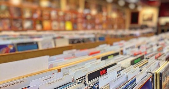 vinyl record store shop