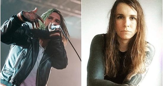 Scorpios Keith Buckley from Every Time I Die and Laura Jane Grace from Against Me.