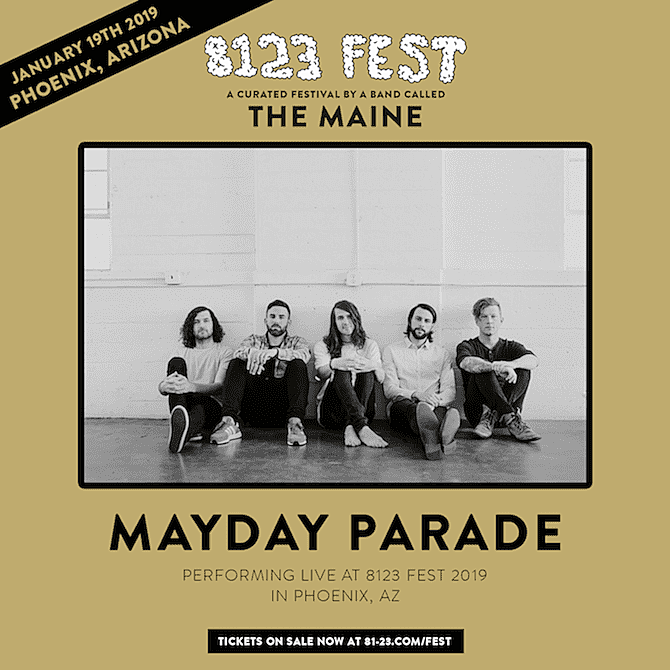 the maine 8123 fest mayday parade