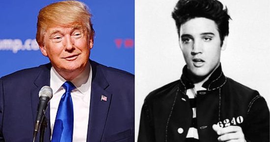 Donald Trump and Elvis.