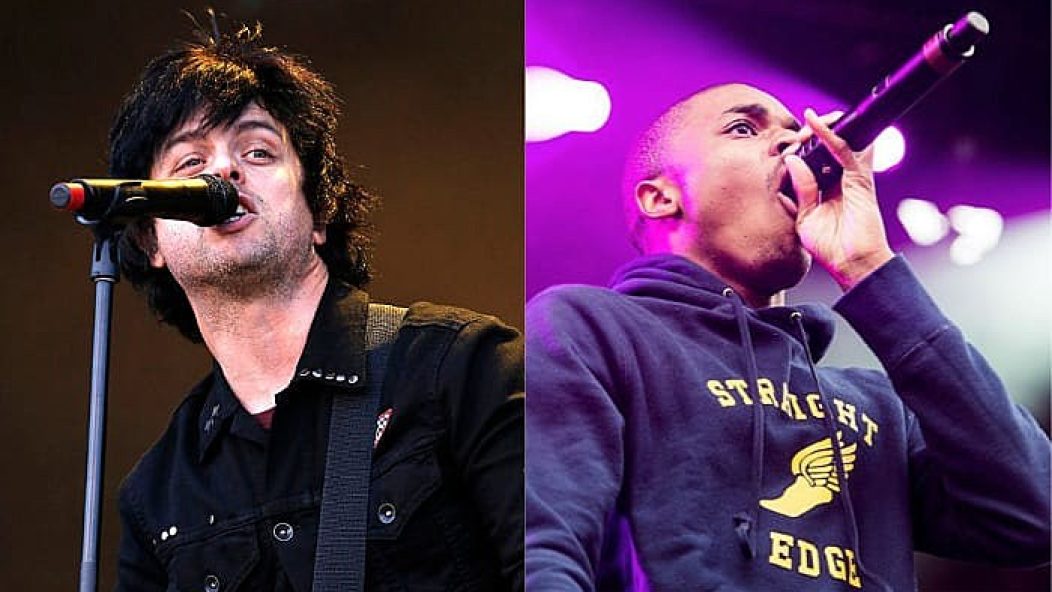 Green Day frotnman Billie Joe Armstrong and Vince Staples.