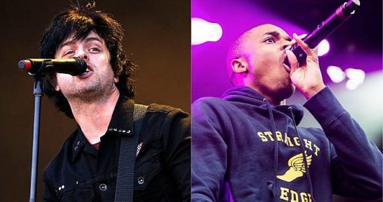 Green Day frotnman Billie Joe Armstrong and Vince Staples.