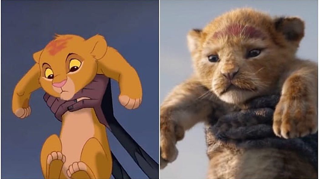 Disney's 'The Lion King' side-by-side comparison
