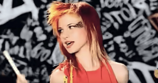 paramore misery business riot hair