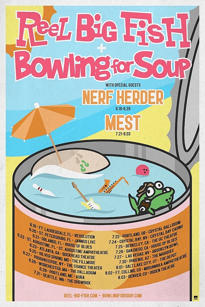 reel big fish bowling for soup headliner