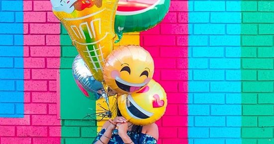 emoji balloons