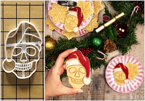 skull cookies christmas decorations
