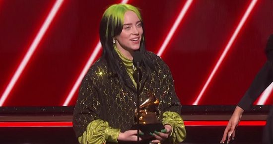 Billie Eilish Wins Best New Artist 2020 grammy