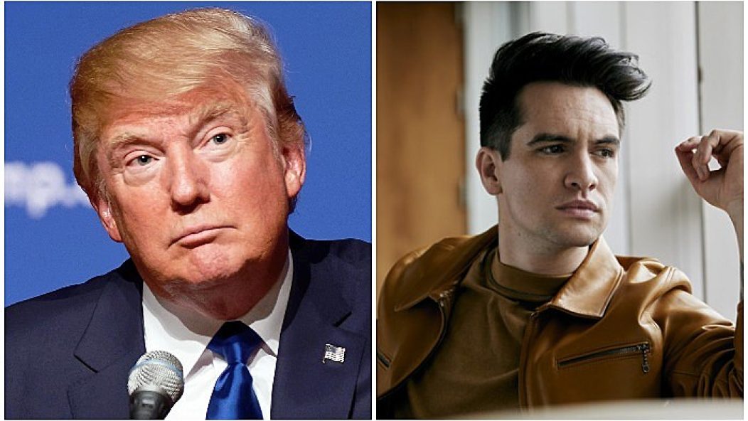 donald trump panic at the disco brendon urie