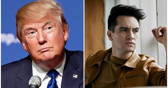donald trump panic at the disco brendon urie