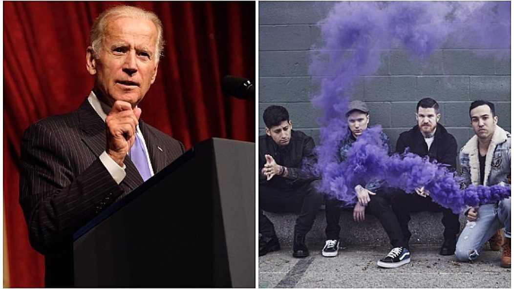 Joe Biden inauguration Fall Out Boy