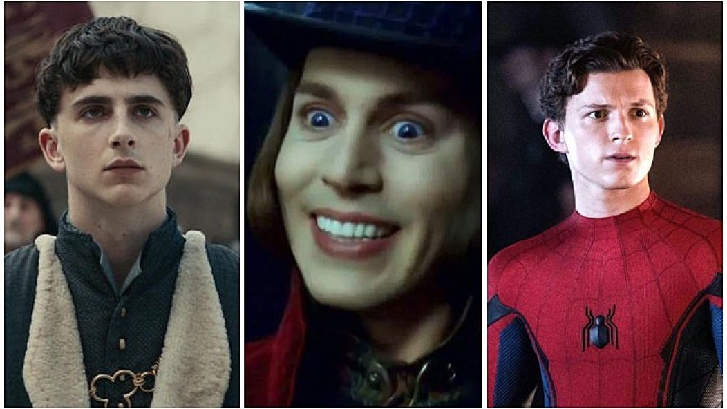 Timothee Chalamet Willy Wonka Tom Holland
