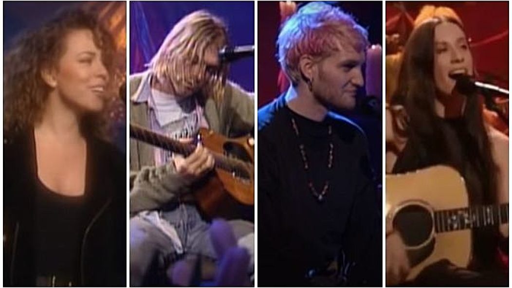 1990s 'MTV Unplugged' performances 90s live sets acoustic