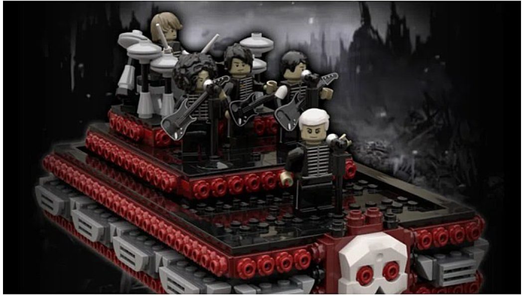 MY CHEMICAL ROMANCE LEGO SET WELCOME TO THE BLACK PARADE
