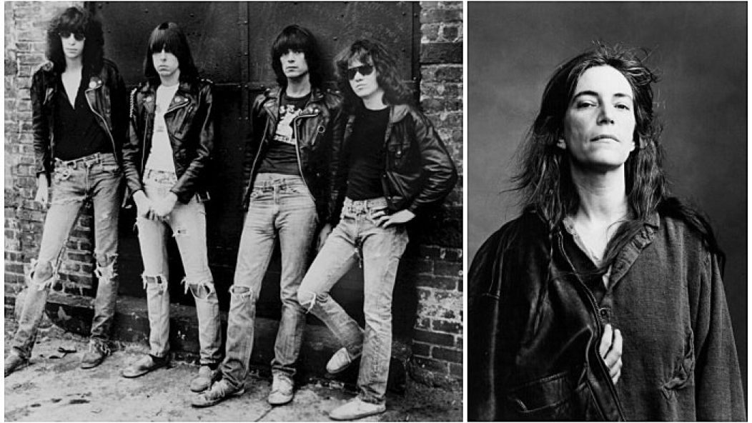 New york city punk rock from the 70s, patti smith ramones