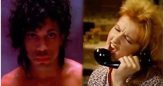 80s music videos cyndi lauper prince