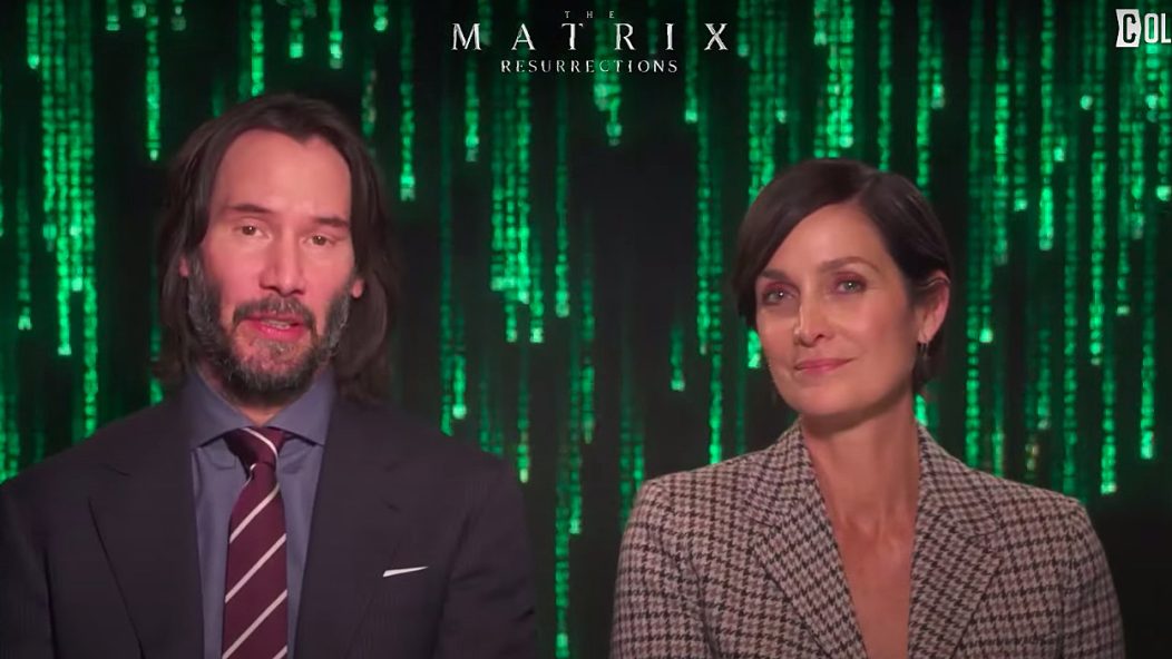 keanu reeves, carrie-anne moss interview the matrix