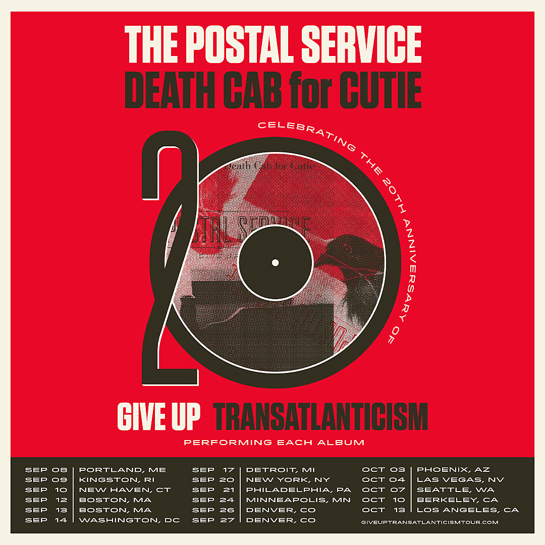 death cab postal service tour dates