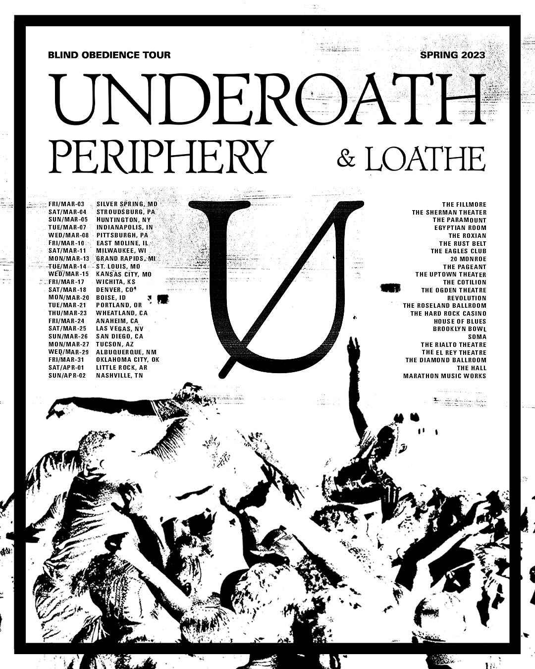 underoath 2023 tour dates