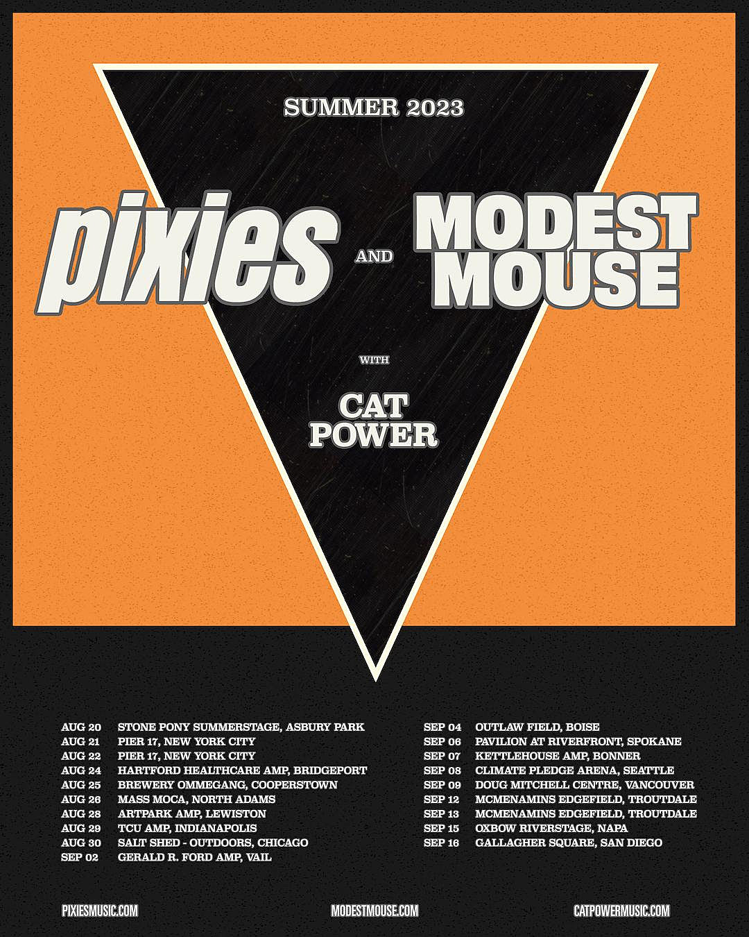 pixies modest mouse 2023 tour admat